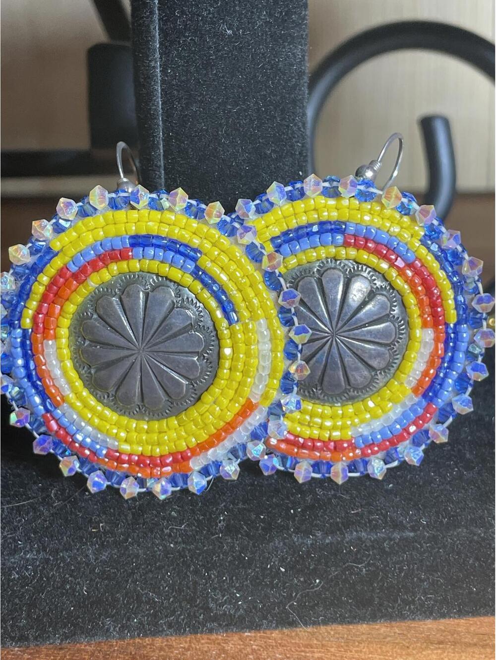 Vintage Native American Handmade Earrings